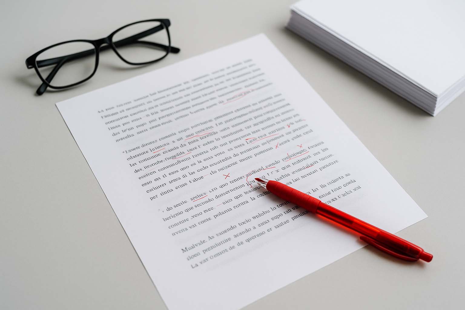Corrección editorial
